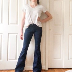 ModCloth Fervour Wide Leg Flare Jeans